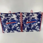 Buffalo Bills Reusable Tote Nfl Team Logo Grocery Shopping Bag Lot Of 2. Fixed Price $14.00.