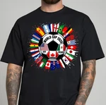 Soccer World Tournament T-shirt, International Game Day Tees Sport Fan Gift. Fixed Price $16.99.