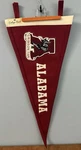 Vtg Winning Streak U Of Alabama Football Pennant Flag Wool 40 X17. Fixed Price $79.00.
