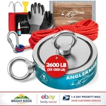 Ultimate Magnet Fishing Kit For Salvage With Rope, Gloves, Hook & Carrying Bag. Fixed Price $97.82.