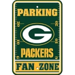 Green Bay Packers 12" X 18" Fan Zone Plastic Sign - Nfl. Fixed Price $14.99.