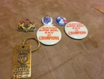 Super Bowl Xxv 1991 Tampa Fl Ny Giants Vs Bills Pins And Keychain. Fixed Price $24.00.