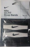 Nike Dri-fit Football Bicep Bands White/black Adult Osfm. Fixed Price $13.50.