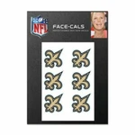 New Orleans Saints Tattoo Face Nfl Waterless Decals. Fixed Price $7.99.