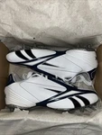 New Reebok Pro Burner Speed Iii Low M3 Football Cleats Mens 11.5 White Blue Nfl. Fixed Price $40.00.