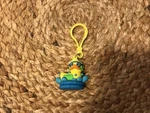 Rain Key Chain Kids Heart Challenge 2025 Rare Htf Duck Figure. Fixed Price $8.80.