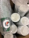 Gatorade Box Of 1900 Disposable Paper Cups Sleeves 100 Pack. Fixed Price $220.00.