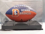Football Display Case Acrylic Full Size With Solid Black Base. Fixed Price $42.95.
