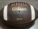 Ncaa Wilson Gst Leather Game Football - Fully Prepped. Fixed Price $144.99.