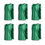 6 Pack Scrimmage Vests/sport Basketball Pinnies/soccer Bibs For Kid And Adult. Fixed Price $29.14.