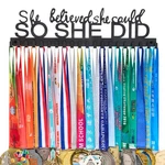 Goutoports Medal Holder Display Hanger Rack Frame For Sport Race Runner She .... Fixed Price $32.02.