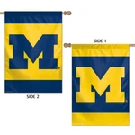 Michigan Wolverines Ncaa Bsi Double Sided 28" X 40" Banner Flag. Fixed Price $35.00.