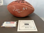 Peter Warrick Fsu Signed Wilson Nfl Official Football Coa Seminoles W/ Case. Fixed Price $75.00.