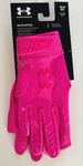 Under Armour Ua F9 Nitro Football Receivers Pink Gloves Glue Grip Youth Size. Fixed Price $20.69.