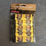 Wilson Nfl Flag Football Set Yellow Hook & Loop Quick Release 5 New. Fixed Price $7.20.