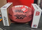 New Super Bowl Xiv 14 Wilson Official Commemorative Football Rams Steelers Nos. Fixed Price $164.00.