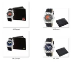 Nfl Men's Black Watch And Leather Wallet Set By Game Time -select- Team Below. Fixed Price $29.99.