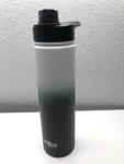 Athletic Works 24OZ Stainless Steel Water Bottle Black Ombre Handle Insulated. Fixed Price $5.59.