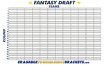 2023 Reusable Fantasy Football Draft Kit Board - Holds 12 Teams & 22 Rounds. Fixed Price $25.99.