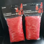 Franklin Youth Football Scrimmage Jersey Vests, 2 X 4 Packs, Red. Fixed Price $21.00.