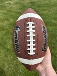 Franklin Junior Size Official Football 33114 White Stripe 8 Lace Never Used. Fixed Price $11.55.