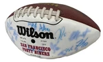 Wilson F1191 Signed San Francisco Forty Niners 49ERS Football Team Autographs. Fixed Price $110.00.