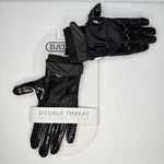 Battle Double Threat Football Receiver Gloves Youth Small Black Stick Grip. Fixed Price $26.99.