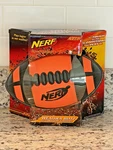 Nerf Pro Sho Authentic Weather Blitz Rubber Grip Orange Black Football Soft New. Fixed Price $129.50.