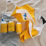 Champro Flag Football Belts Bright Yellow Up 48 Length Lot Four. Fixed Price $11.49.