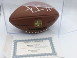 Official Nfl Seattle Seahawks Wilson Football Autographed By Marcus Trufant #23. Fixed Price $124.50.