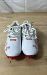 Under Armour Ua Finisher White Red Junior Football Lacrosse Cleats Size 7.5. Fixed Price $9.99.