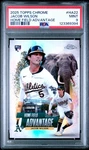 2025 Topps Chrome Home Field Advantage #HA22 Jacob Wilson Psa 9. Fixed Price $155.00.