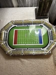 Football Platter Tray Ullman Company Vintage Nfl Party. Fixed Price $10.69.