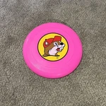 Bucees (buc-ee S) Frisbee Pink Flying Disc Outdoor Toy Beaver Logo. Fixed Price $9.99.