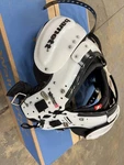 Barnett Vision Ii Football Shoulder Pads Size Black/white New In Stock. Fixed Price $115.00.