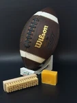 Wilson Gst K2 Pee Wee Size Leather Football Fully Game Prepped + Tacky Bar Brush. Fixed Price $139.95.