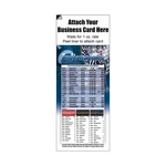 2026 Indianapolis Pro Football Schedule Magnet-peel & Stick Business Card. Fixed Price $72.25.