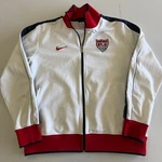 Nike Usmnt Soccer Track Jacket Mens Xl White Red Navy Usa Football Training. Fixed Price $25.00.