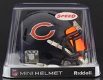 Chicago Bears Nfl Riddell Speed Mini Football Helmet W/ Eye Shield Visor. Fixed Price $54.95.