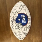 New York Giants Wilson Nfl Football Signed Multiple Autographs Original. Fixed Price $60.00.