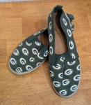 Nfl Women's Green Bay Packers Foco Espadrille Canvas Shoe. Fixed Price $12.00.
