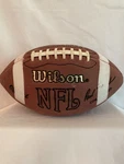 Wilson Nfl Football Brown With Original Box - National League. Fixed Price $49.99.