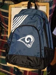 St. Louis Rams Nfl Border Stripe Backpack Vintage Los Angeles Logo. Fixed Price $17.99.