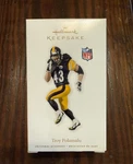 New Troy Polamalu Hallmark Keepsake Ornament Nfl Pittsburgh Steelers 2010 Nib. Fixed Price $19.99.