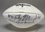 Frank Minnifield #31 Cleveland Browns Autographed Wilson Full Size Nfl Football. Fixed Price $88.31.
