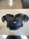 Xenith Flyte Youth Medium Football Shoulder Pads Black. Fixed Price $75.00.