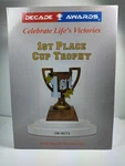 1ST Place 3D Gold Cup Trophy Decade Awards CM-98171 Brand New Fantasy Football. Fixed Price $12.99.