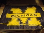 Bsi Ncaa Michigan Wolverines 3-BY-5 Foot Flag With Grommets. Fixed Price $13.50.