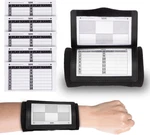 Football Wristbands With 5 Playbook Cards, Clear Pvc Windows Sports. Fixed Price $13.85.