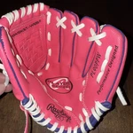 Rawlings T-ball Glove Rht Youth Kid Baseball Player Series Pink. Fixed Price $19.99.